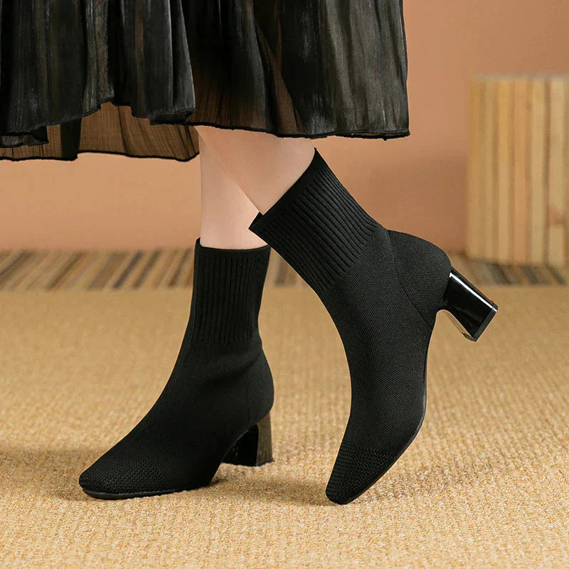 Botines Mujer de Piel Ajuste Elegante
