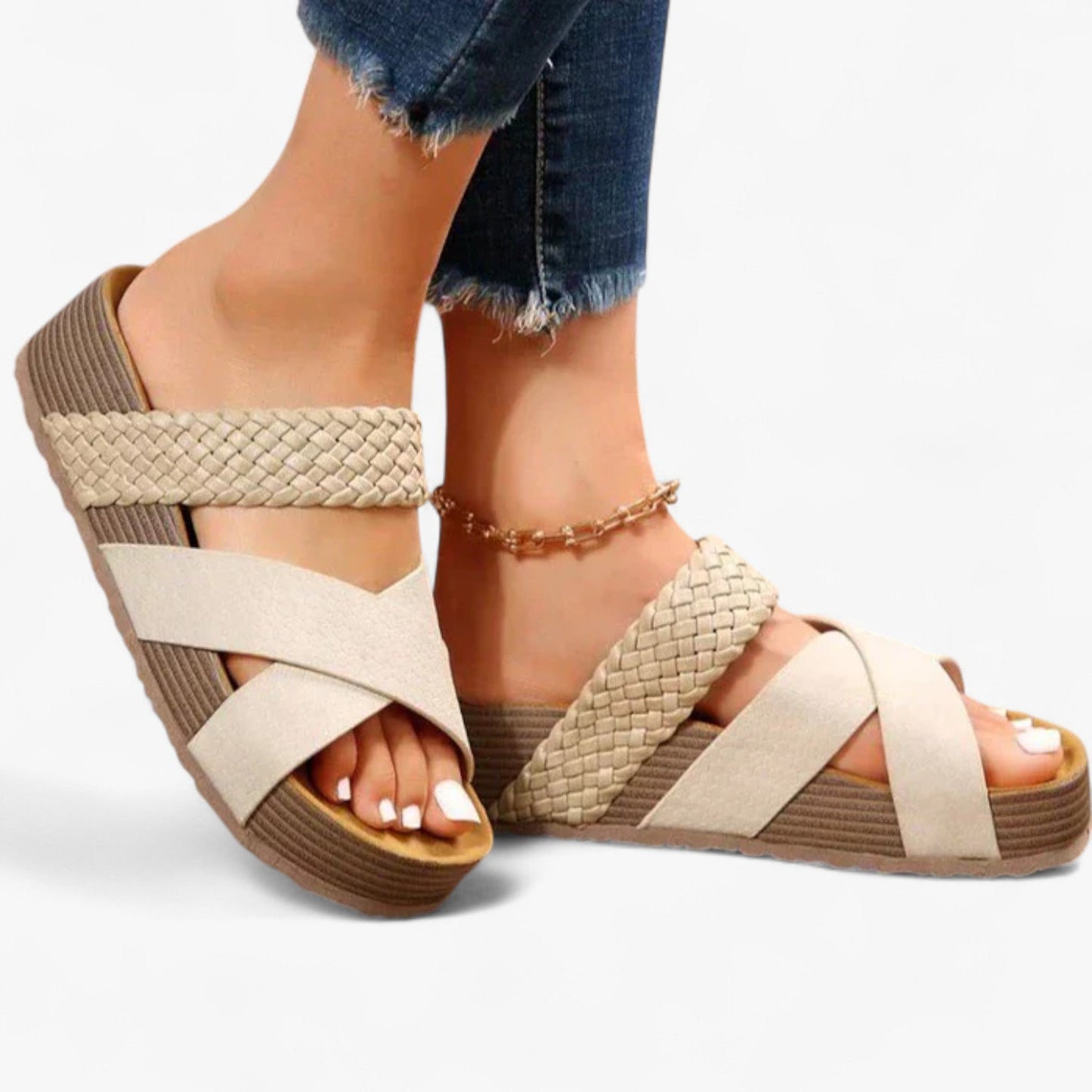 Sandalias Mujer Ortopédicas Comodas Ajuste Ergonómico