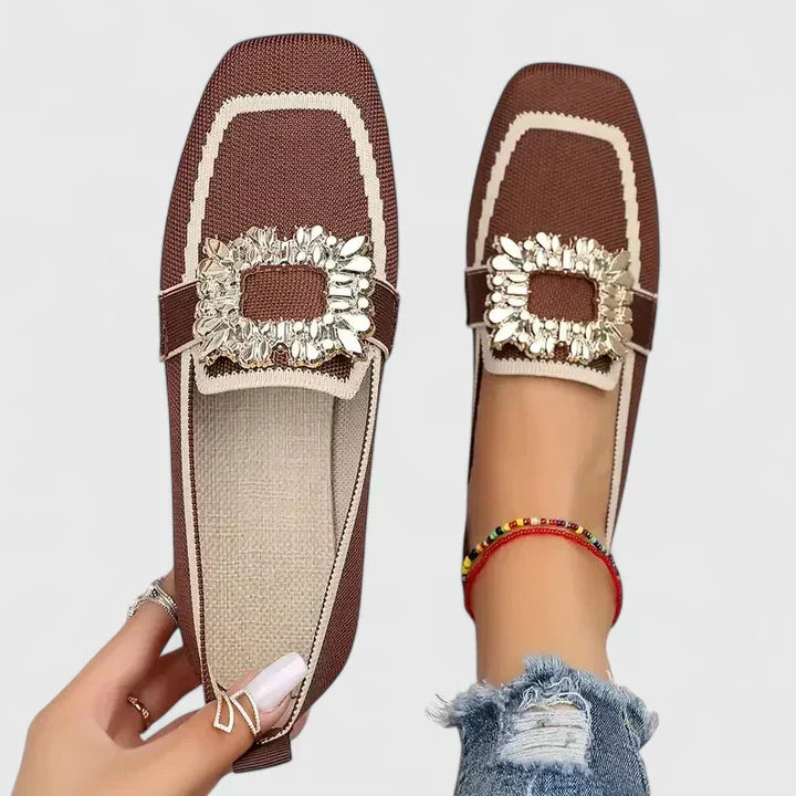 Mocasines Mujer Ortopédicos Hebilla Plantilla Ergonómica Cómodos
