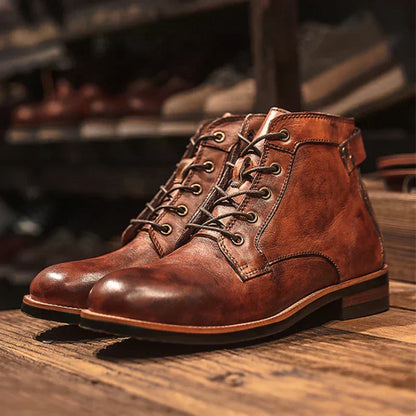 Botas altas hombre de cuero duradero estilo clásico - Mavetta