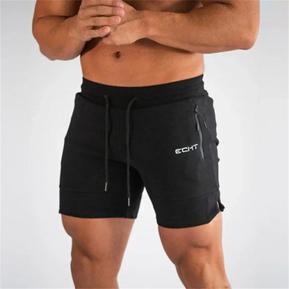 Pantalones cortos hombre deportivos con bolsillos y cordón ajustable