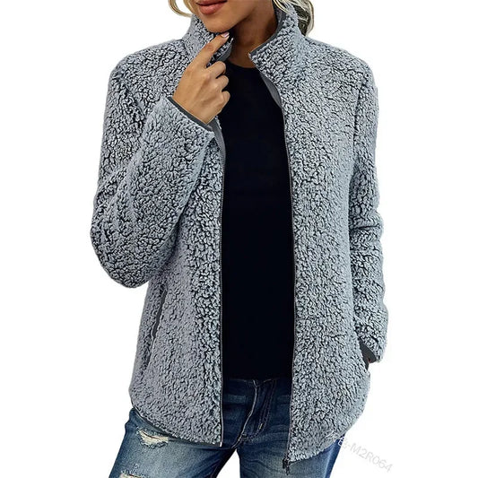 Chaqueta Mujer Forro Polar Invierno Ajuste Confortable - Mavetta