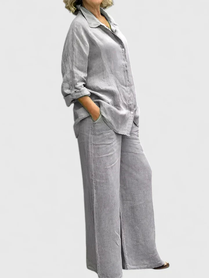 Conjunto Mujer Elegante Comodo Ajuste Regular