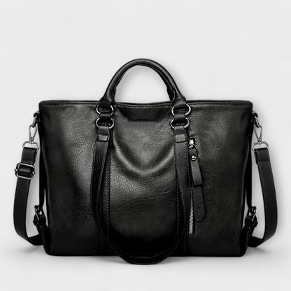 Bolso de mano mujer de trabajo piel pulida elegante