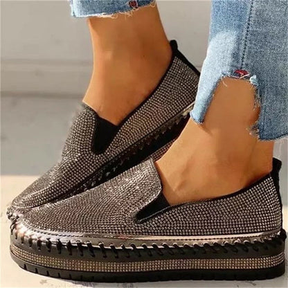 Zapatos Mujer Brillo Casual Elegantes
