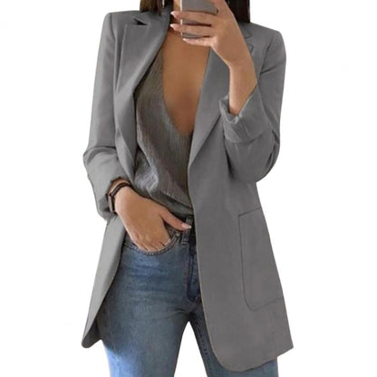 Blazer Mujer Casual Estructura Texturizada Corte Ajustado