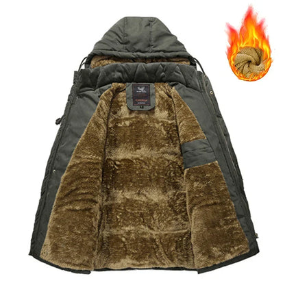 Chaqueta táctica hombre con capucha para exteriores resistente