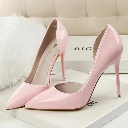 Zapatos Mujer Tacón Alto Detalle Cut-out Elegante