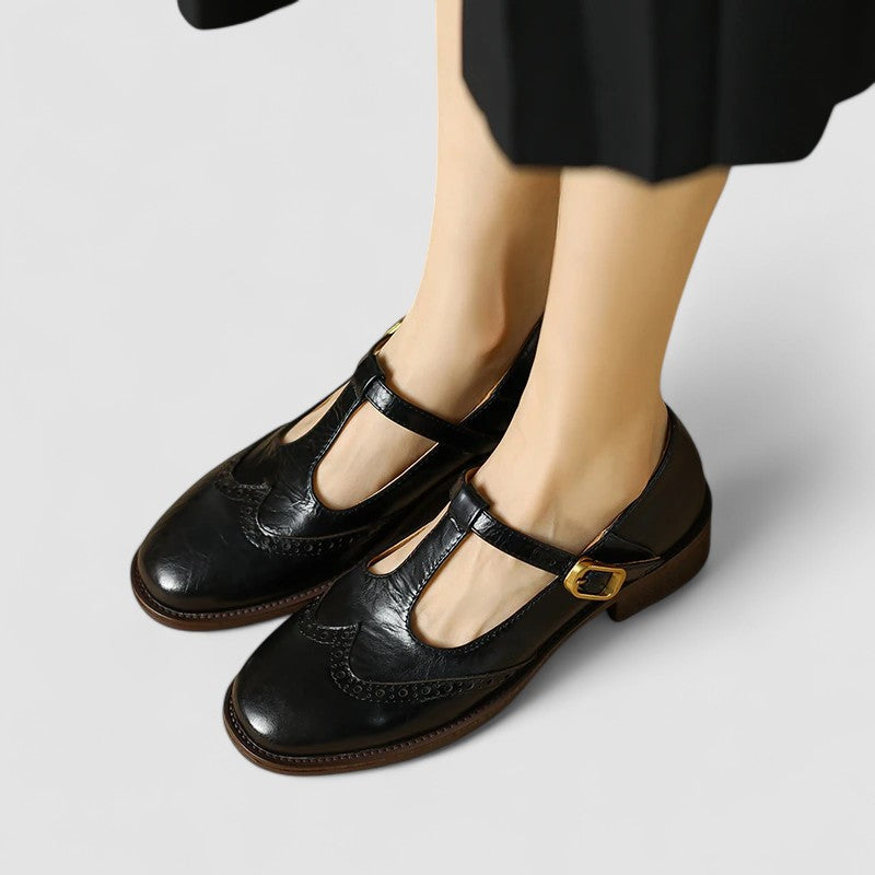 Zapatos Mary Jane Mujer con Correa Ajustable