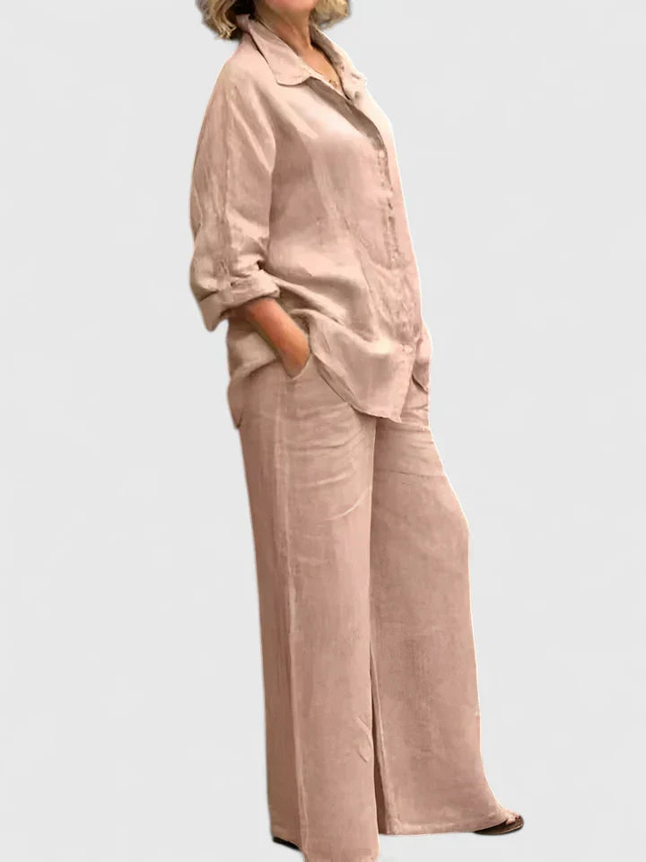 Conjunto Mujer Elegante Comodo Ajuste Regular