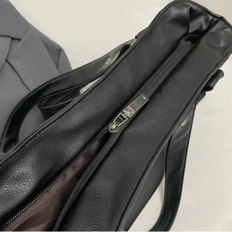 Bolso de hombro mujer piel suave gran capacidad diseño elegante
