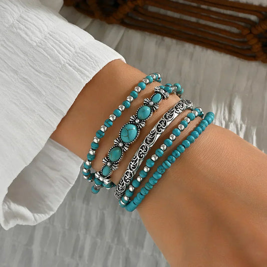 Pulsera Mujer de Varias Vueltas Ajustable Elegante - Mavetta