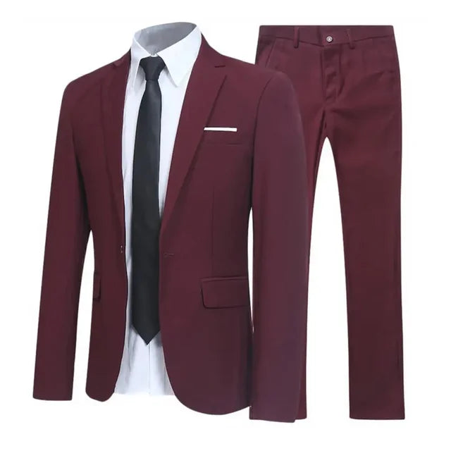 Conjunto Hombre Chaqueta Blazer y Pantalón Elegante