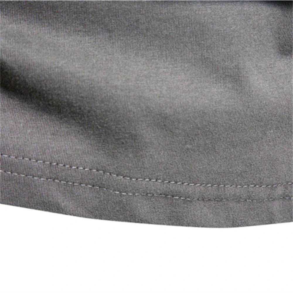 Camiseta Hombre Manga Larga Algodón Cuello Redondo