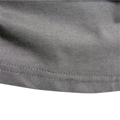 Camiseta Hombre Manga Larga Algodón Cuello Redondo