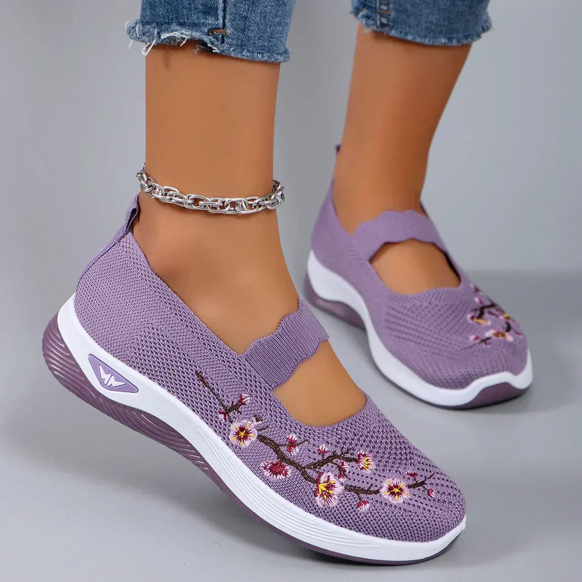 Zapatos ortopédicos mujer transpirables con amortiguación cómodos