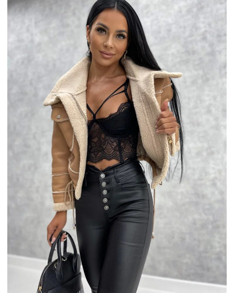 Chaqueta Mujer de Diseño Elegante Ajuste Clásico
