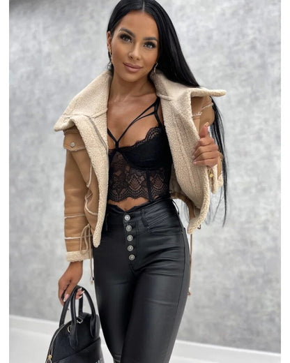 Chaqueta Mujer de Diseño Elegante Ajuste Clásico