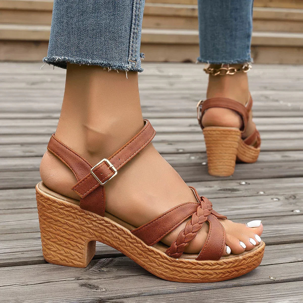 Sandalias ortopédicas mujer cómodas diseño actual