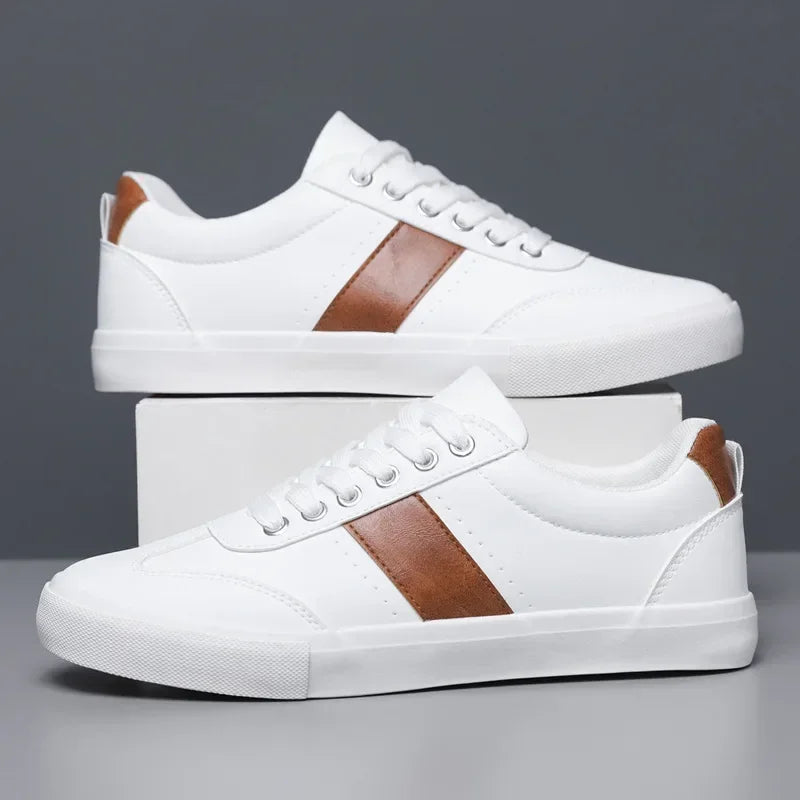 Zapatillas Hombre Casual Cuero Sintético Suela Goma
