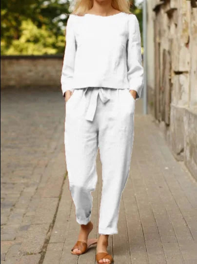 Vestido Fluido Mujer con Cinturón de Lazo Estilo Elegante - Mavetta