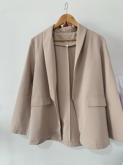 Blazer Mujer Abierto con Bolsillos Diseño Elegante