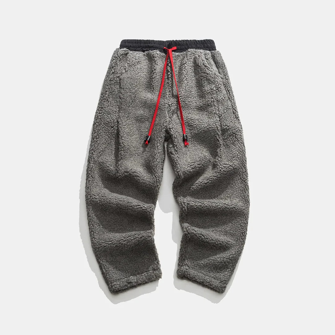 Pantalones Hombre de Borreguito Calidos Ajuste Confortable