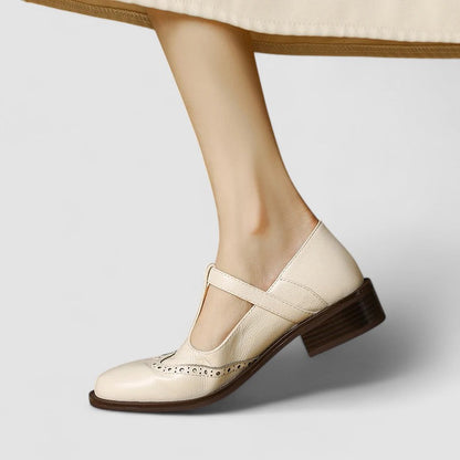 Zapatos Merceditas Mujer Hebilla Tacón Bajo Primavera