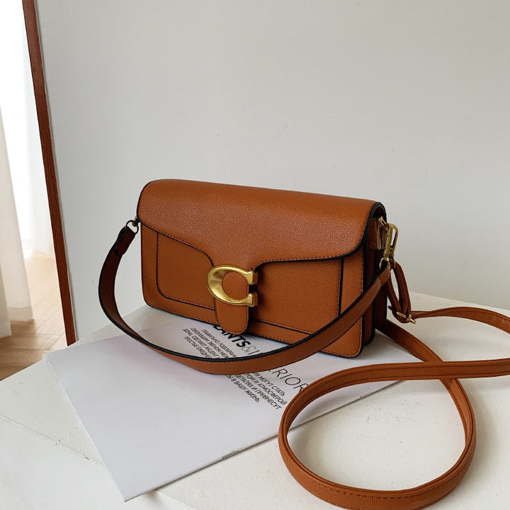 Bolso de hombro mujer piel elegante para uso diario