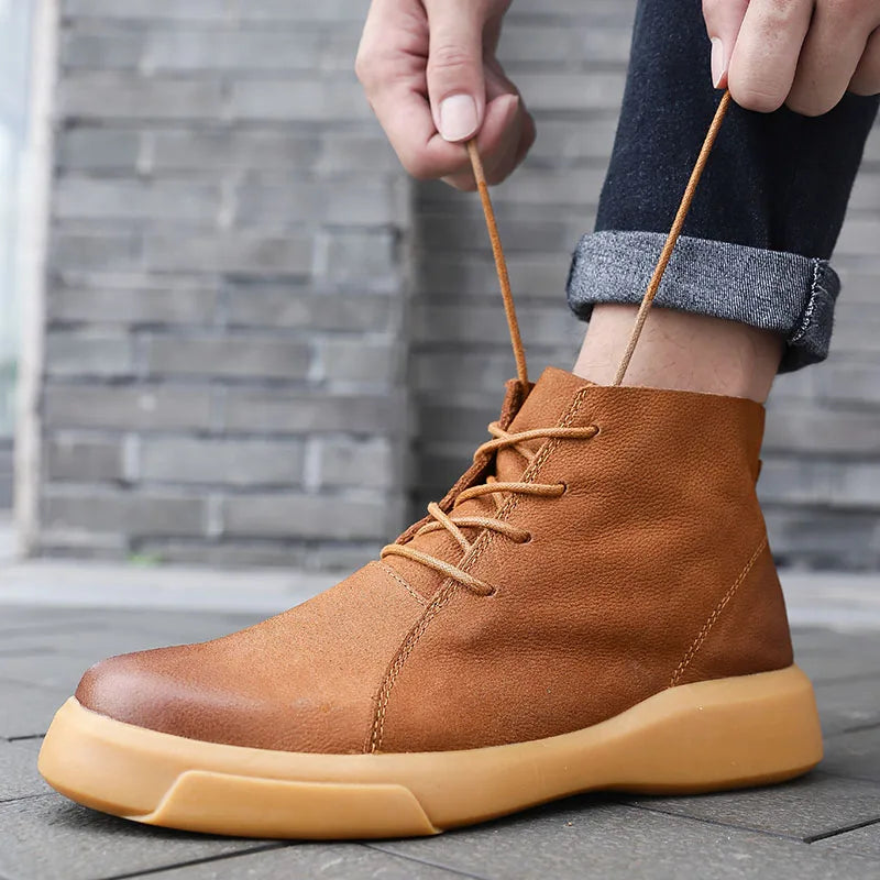 Zapatos Hombre de Cuero Acabado Refinado Estilo Atemporal