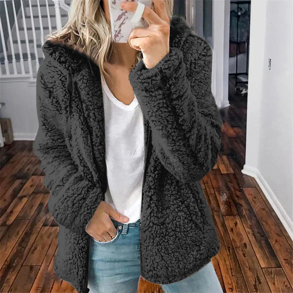 Chaqueta Mujer de Invierno con Capucha y Acolchada