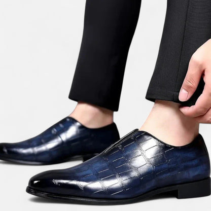 Mocasines Hombre de Cuero Genuino Ajuste Clásico