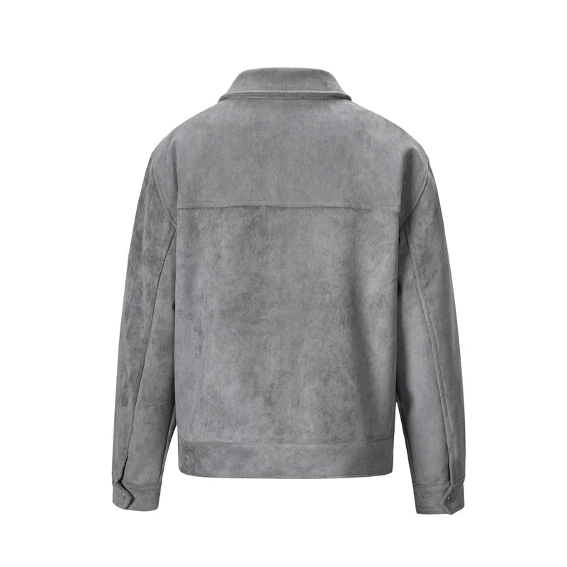 Chaqueta Utility Hombre con Cremallera Estilo Casual
