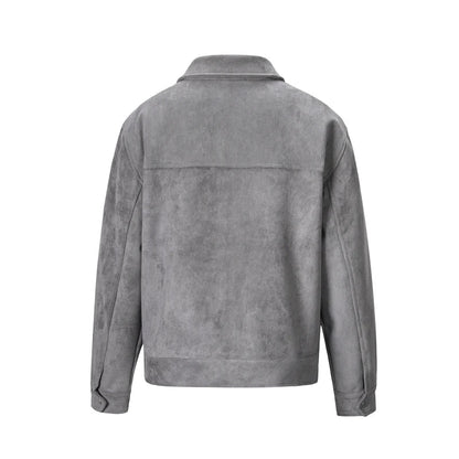 Chaqueta Utility Hombre con Cremallera Estilo Casual