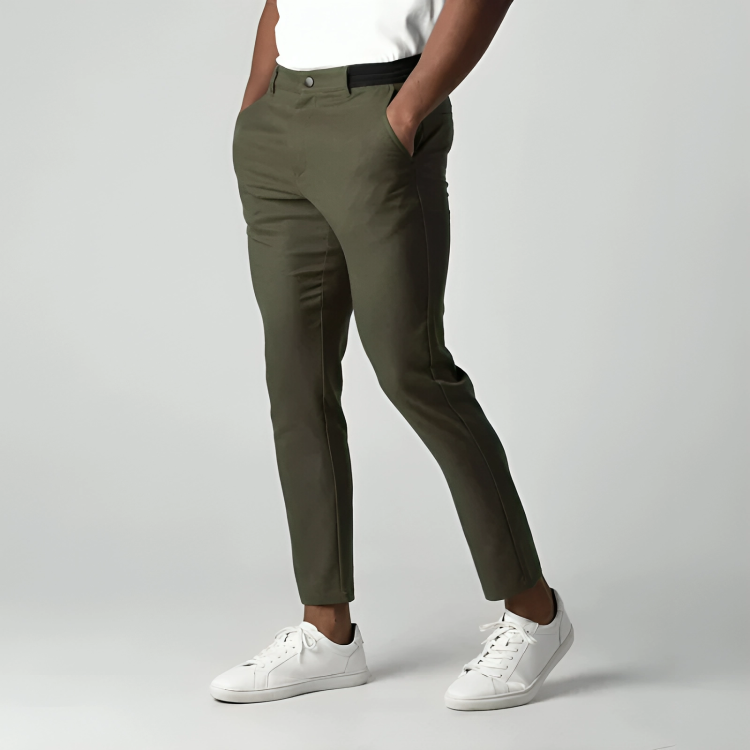 Pantalones chinos hombre elastico comodos estilo moderno diario
