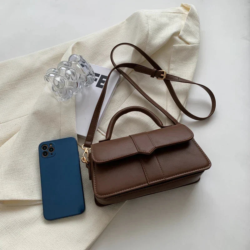 Bolso de hombro mujer de piel elegante y versátil