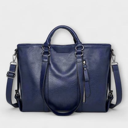 Bolso de mano mujer de trabajo piel pulida elegante