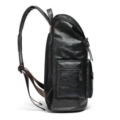 Mochila Unisex de Cuero Estilo Vintage