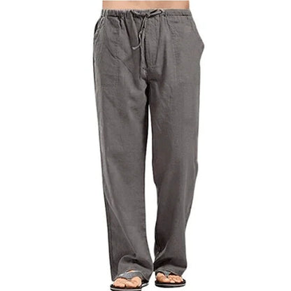 Pantalón Hombre Ligero Cintura Ajustable Corte Recto