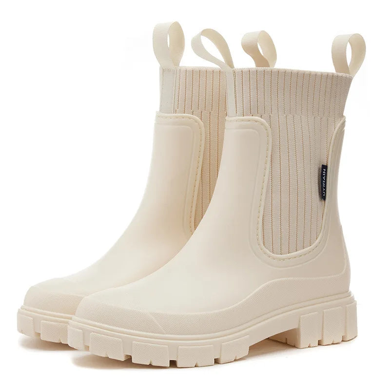 Botines Mujer Impermeables Suela Gruesa Antideslizante