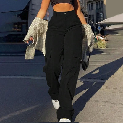 Pantalón Cargo Mujer Algodón Moderno y Funcional