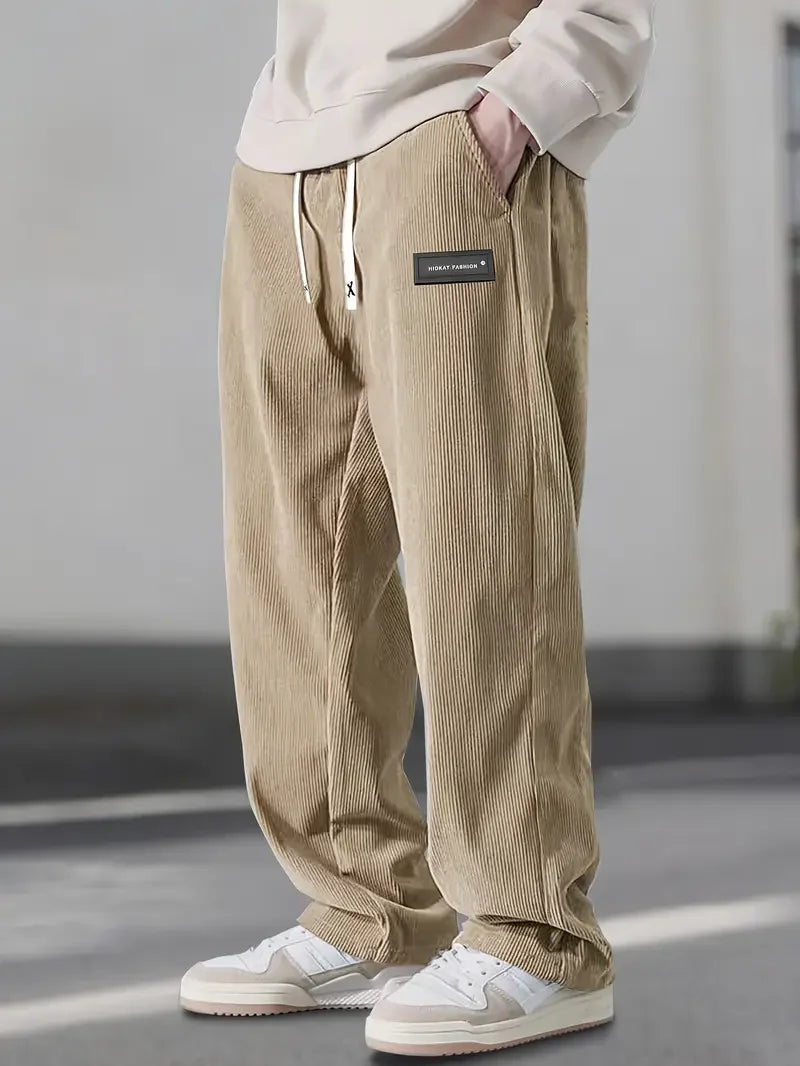 Pantalones Hombre de Pana Ajuste ComfortFit