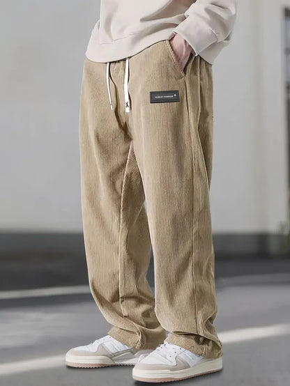 Pantalones Hombre de Pana Ajuste ComfortFit
