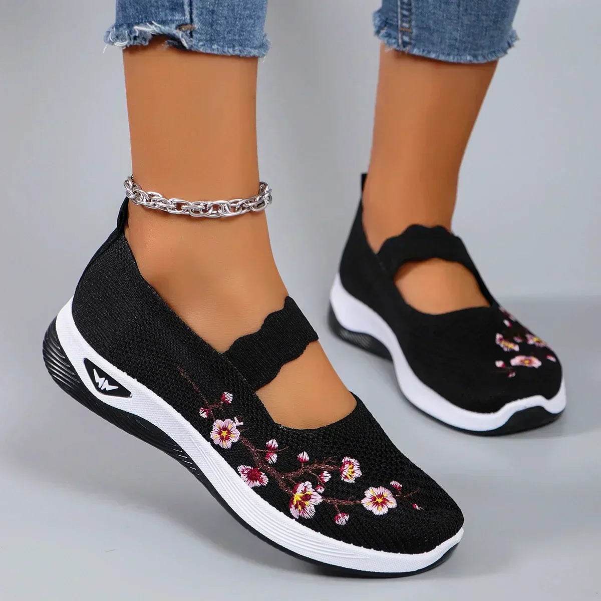 Zapatos ortopédicos mujer transpirables con amortiguación cómodos