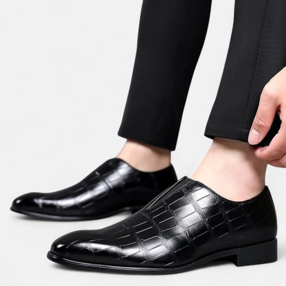 Mocasines Hombre de Cuero Genuino Ajuste Clásico