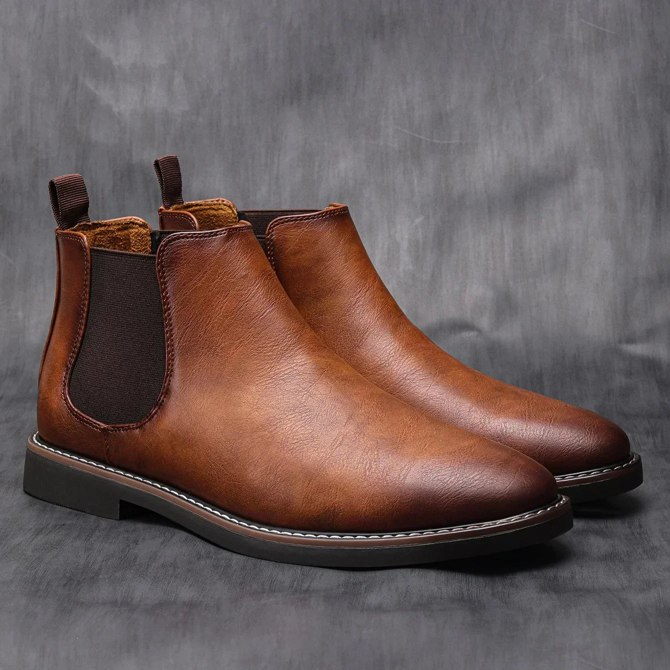 Botines Chelsea Hombre Cuero Sin Cordones Clásico Versátil - Mavetta