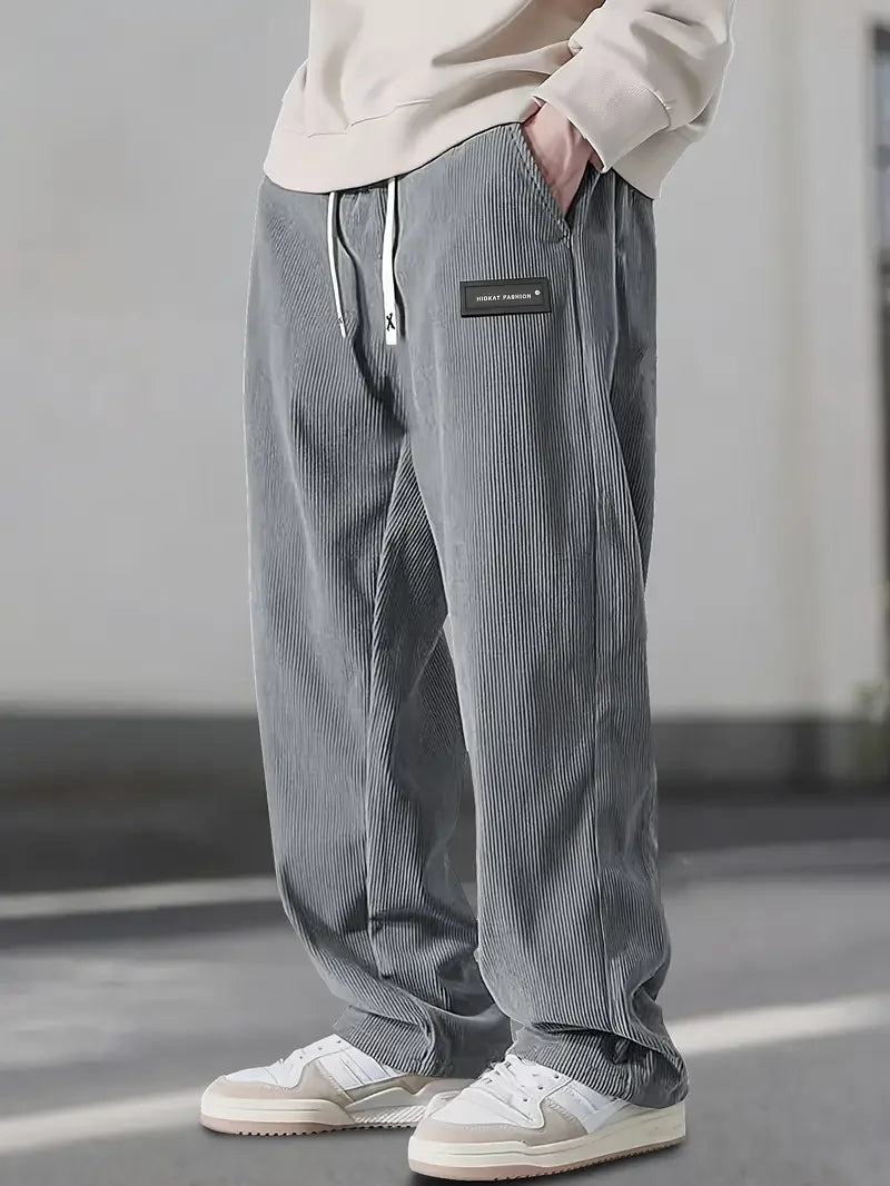 Pantalones Hombre de Pana Ajuste ComfortFit