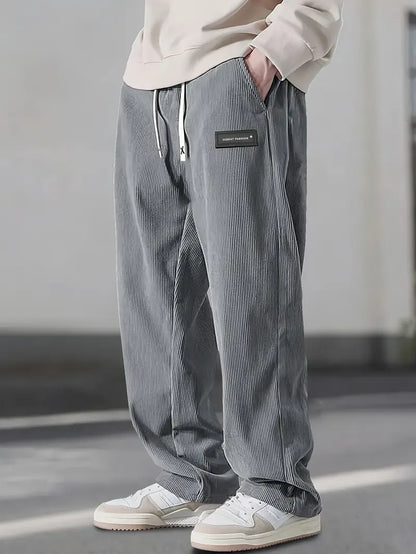 Pantalones Hombre de Pana Ajuste ComfortFit