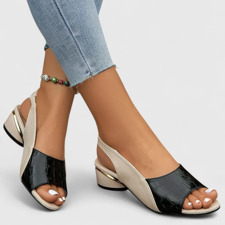 Sandalias Mujer de Cuero Elegantes Ajuste Comodo - Mavetta