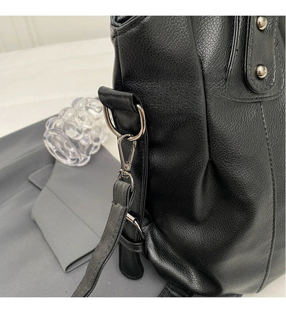 Bolso de hombro mujer piel suave gran capacidad diseño elegante